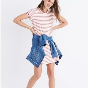 Madewell Striped Retreat Dresss - XS